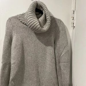 helmut lang turtle neck sweater grey M.